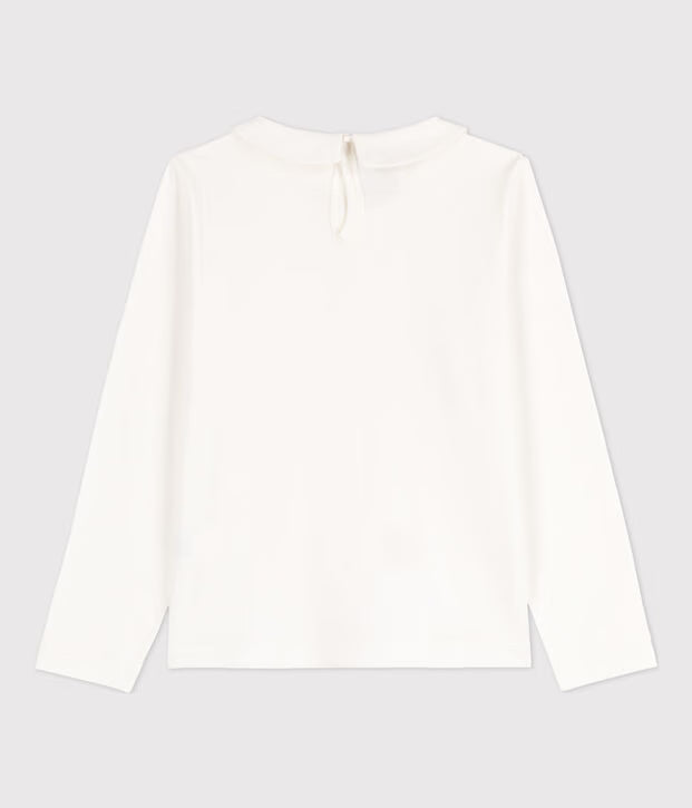 t-shirt a maniche lunghe in cotone per bambini