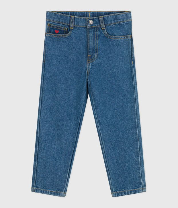 Pantaloni dritti in denim per bambini