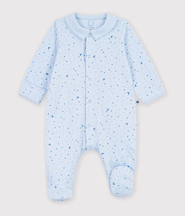 Pigiama in tubique con stampa di stelle neonato
