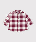 Camicia in flanella a quadri neonato