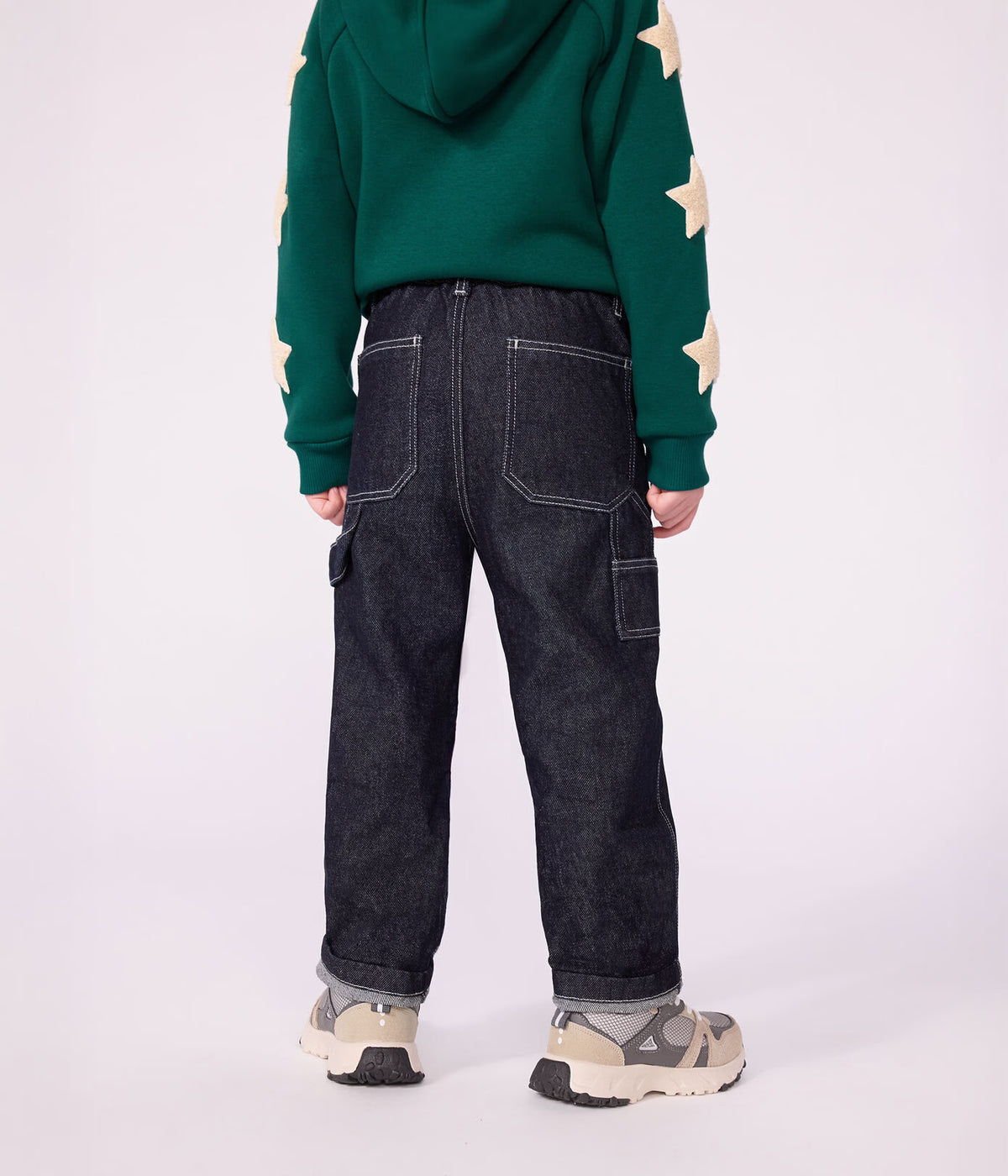 Pantaloni carpenter in denim bambino