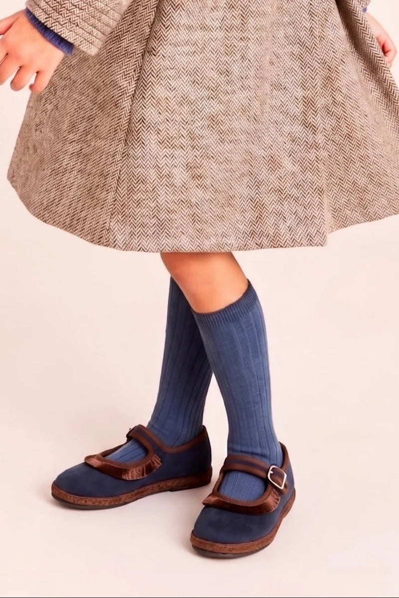 Frangia Baby Marrone/blu