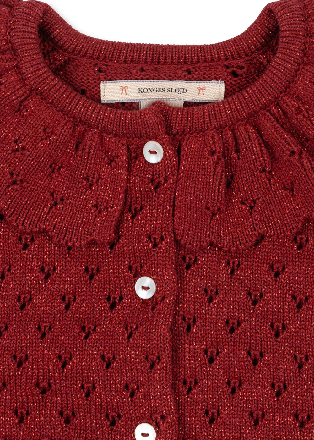 Holiday cardigan